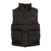 Polyester Puffer Vest med Paisley Mønster