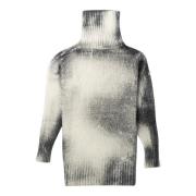 Håndmalet Marmor Print Kashmir Sweater