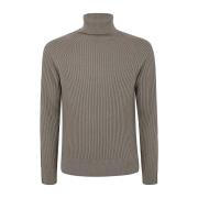 Lys Grøn Slim Fit Turtle Neck