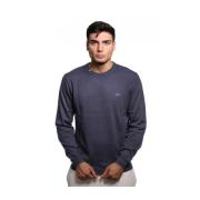 Blå Merino Bomuld Sweater K44101