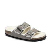 Shearling Stone Coin Arizona Sliders Kvinder