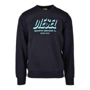 Bomuldsblanding Pullover Sweatshirt