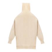 Luksuriøs Ribstrikket Turtleneck Sweater