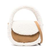 Faux Shearling Crossbody Taske