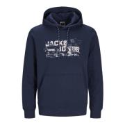 Outdoor Hoodie med Stilfulde Detaljer