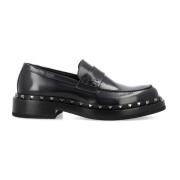 Sort Loafer Sko Elegant Stilfuld