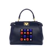 Pre-owned Stof fendi-tasker