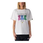 Oversize Unisex T-shirt med Print