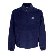 Corduroy Harrington Jakke Midnight Navy/White