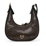 Strass Hobo Taske med Brioche Stil