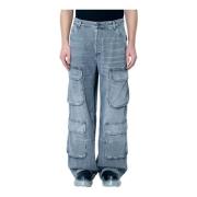 Cargo Jeans med D-Touch Stil