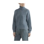 Alpaca, mohair, bomuld og lurex sweater