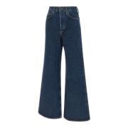 Dame Jean No Cuff Wide Leg Jeans