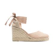 Pink Espadrille Flade Sko