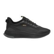 Sporty Sneakers med Mesh og Logo