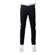 Sort Slim Fit Bomuld Blend Jeans