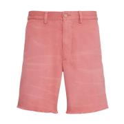 Røde Straight Fit Chino Shorts