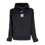 Brooklyn Nets Courtside Hoodie Sort/Hvid