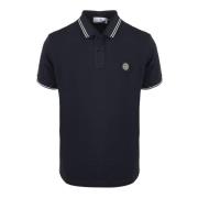 Logo Polo Shirt med Kontrastkanter