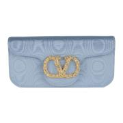 Blå Krystal Clutch Loco Elegant Stil