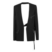 Sort Blazer Elegant Stil