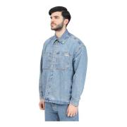 Moderne Denimjakke Casual Stil