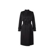 Jacquard Tekstil Trench Coat