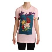 Elegant Blomstret T-shirt