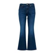 Denim Bootcut Jeans med Salpa Patch