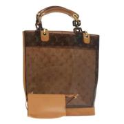 Pre-owned Vinyl louis-vuitton-tasker