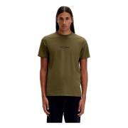 Broderet Herre T-shirt, Sporty Kollektion