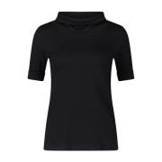 Sporty Rollneck Shirt med Neon Striber