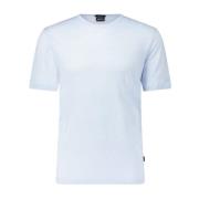 Linned Rund Hals T-Shirt