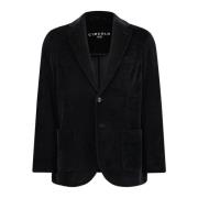 Fløjl Blazer Slim-Fit Frontlommer