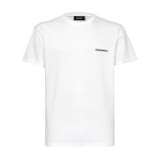 Hvid Basic Tee Skjorte