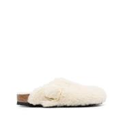 Eggshell Boston Mules