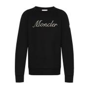 Bomuld Logo Sweatshirt i Sort