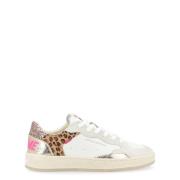 Hvide læder Wild Safari sneakers