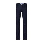 Slim Fit Denim Jeans med knaplukning