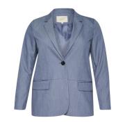 Vintage Indigo Blazer Jakke