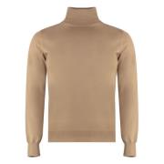 Merino Uld Turtleneck Pullover