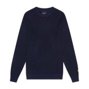 Strik Monogram Intarsia Pullover