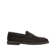 Herresuede loafer | brun