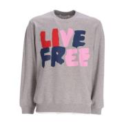 Live Free Print Sweatshirt