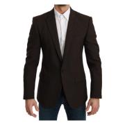 Brun Martini Blazer i uld