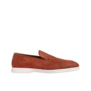 Herre loafers i ruskind | lys brun