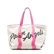 Kanvas Tote Taske med Logo Print