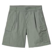 Grønne Cargo Shorts med Broderet Logo