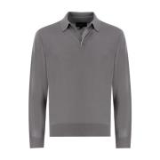 Essentiel Langærmet Uld Polo Shirt