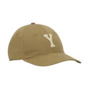 Y Patch Beige Bomuld Hat Italien